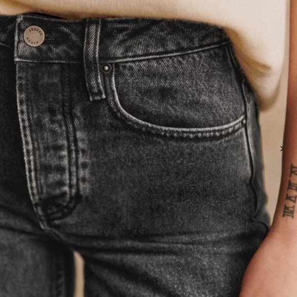 SEZANE Brut Sexy Jeans - Grey (Size 26) - Picture 2 of 9